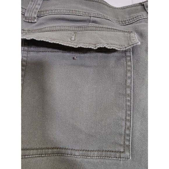 Trina Turk cotton blend wide leg cropped pants, size women's 6 - Picture 3 of 4